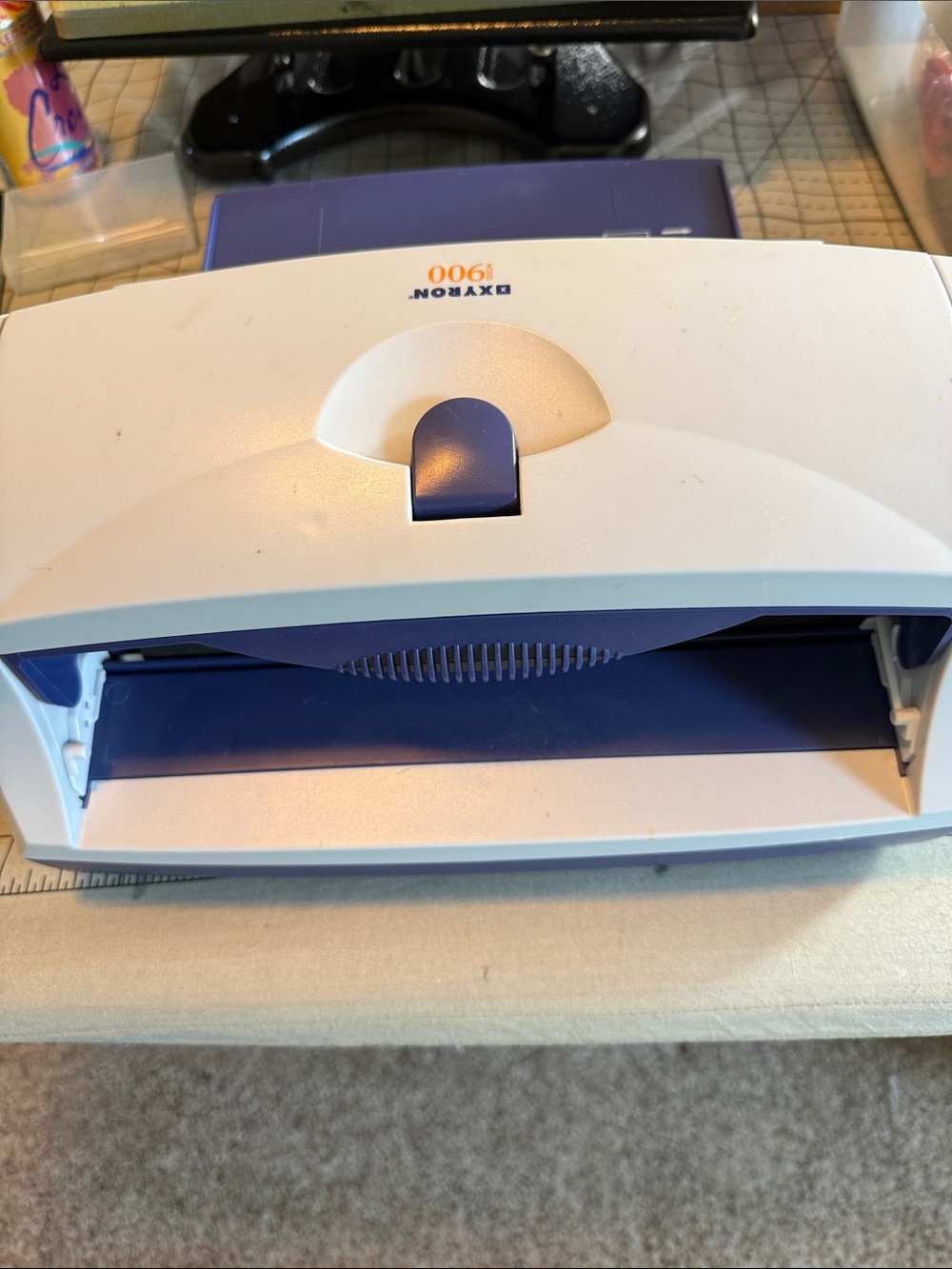 Xyron 900 White & Blue Laminator - Durable Home Organization Tool